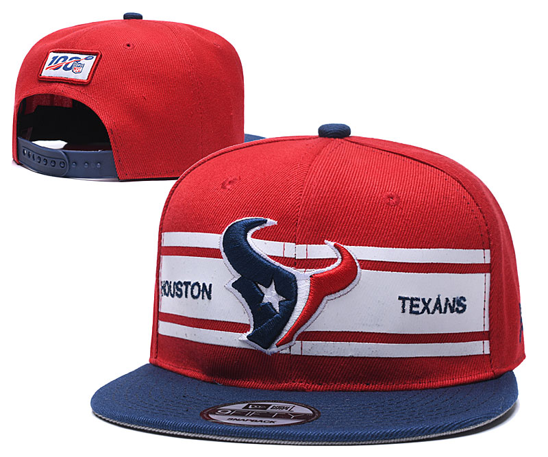 NFL Houston Texans 2019 100th Season Stitched Snapback Hats 025